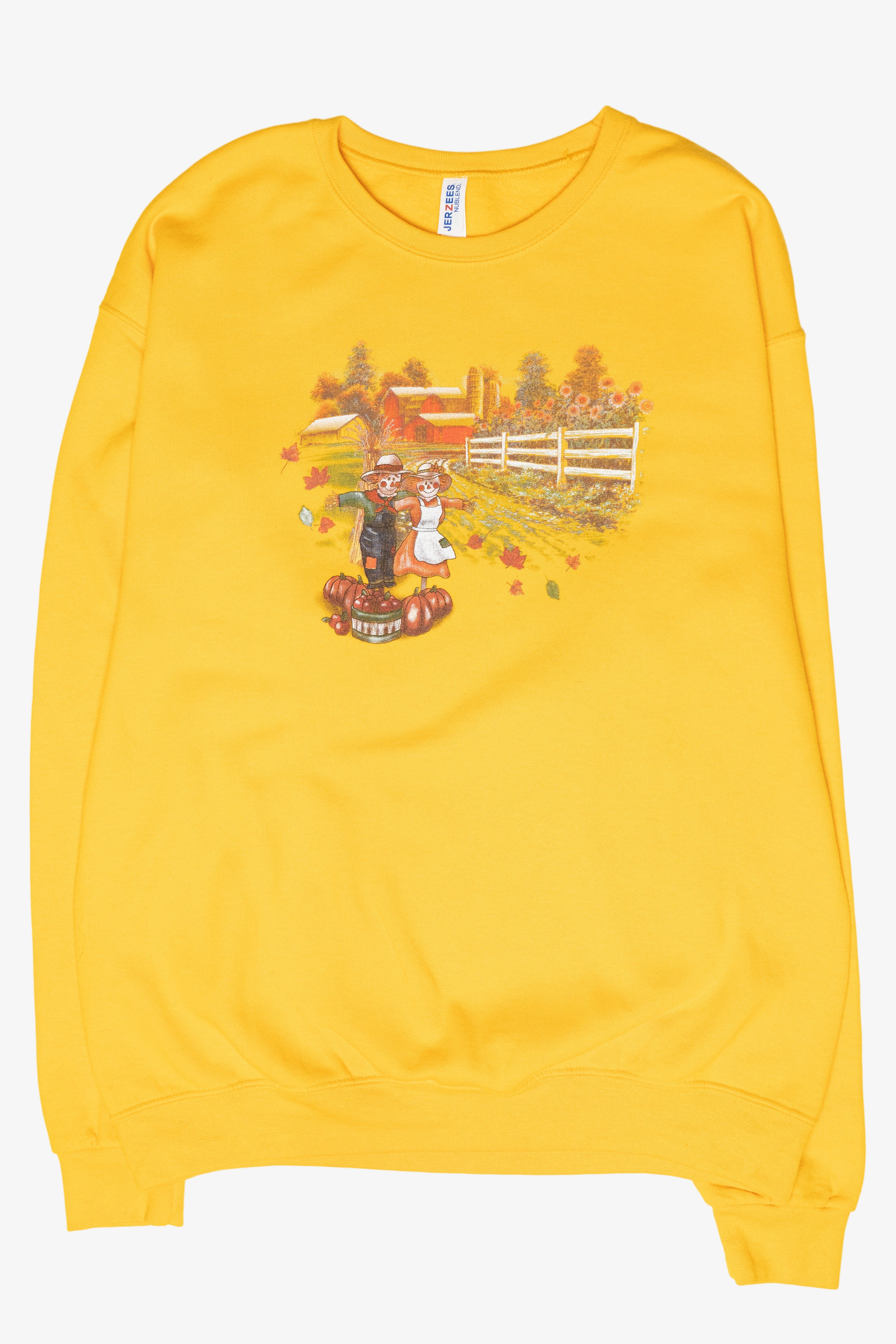 Scarecrow Farm Vintage Halloween Sweatshirt (1990s)