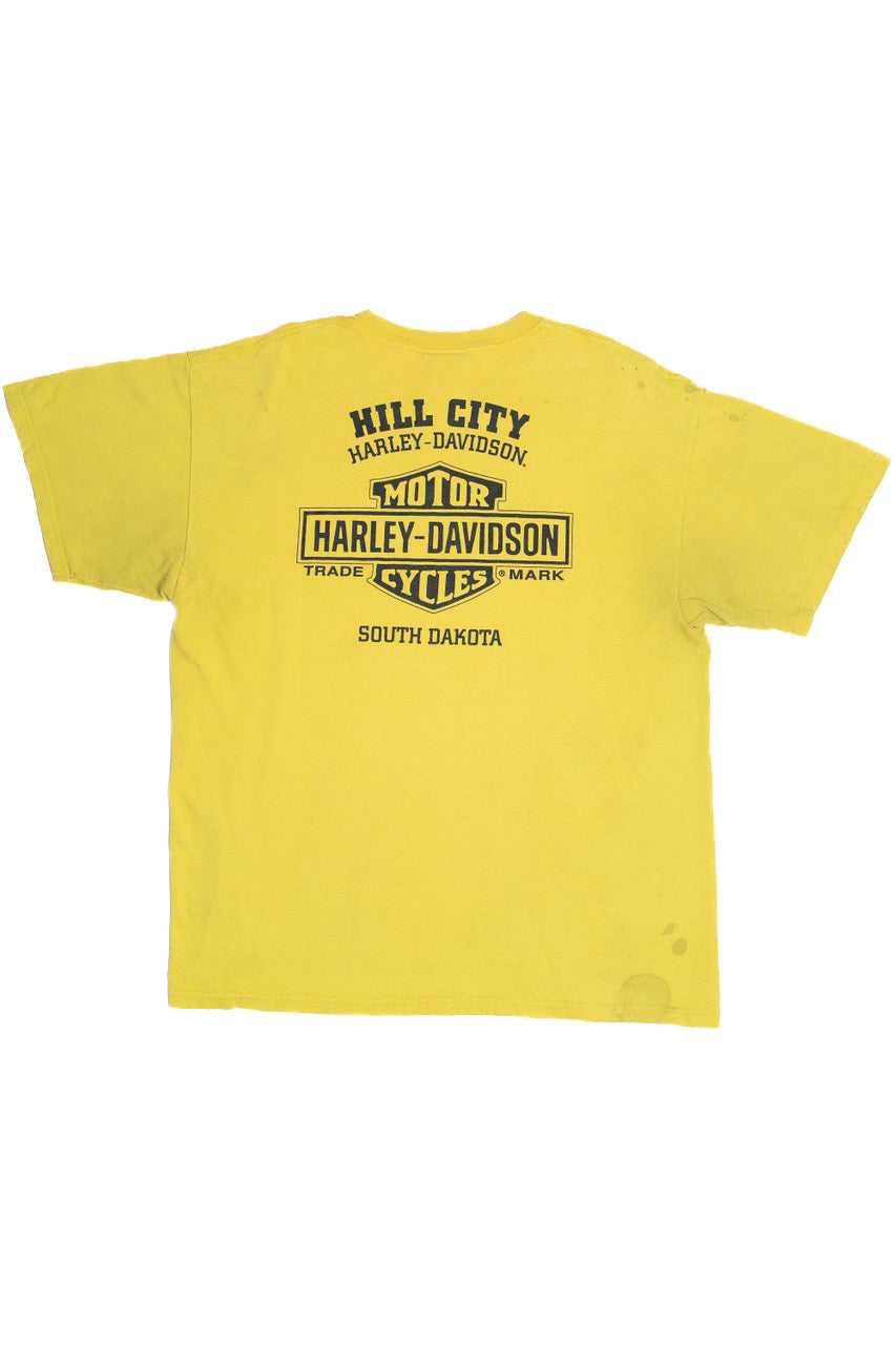 Harley Davidson "Speed + Power" Mill City South Dakota T-Shirt (2010s)