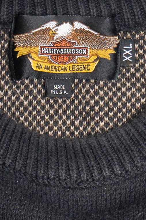 Vintage Harley Davidson Knit Sweater (1990s)