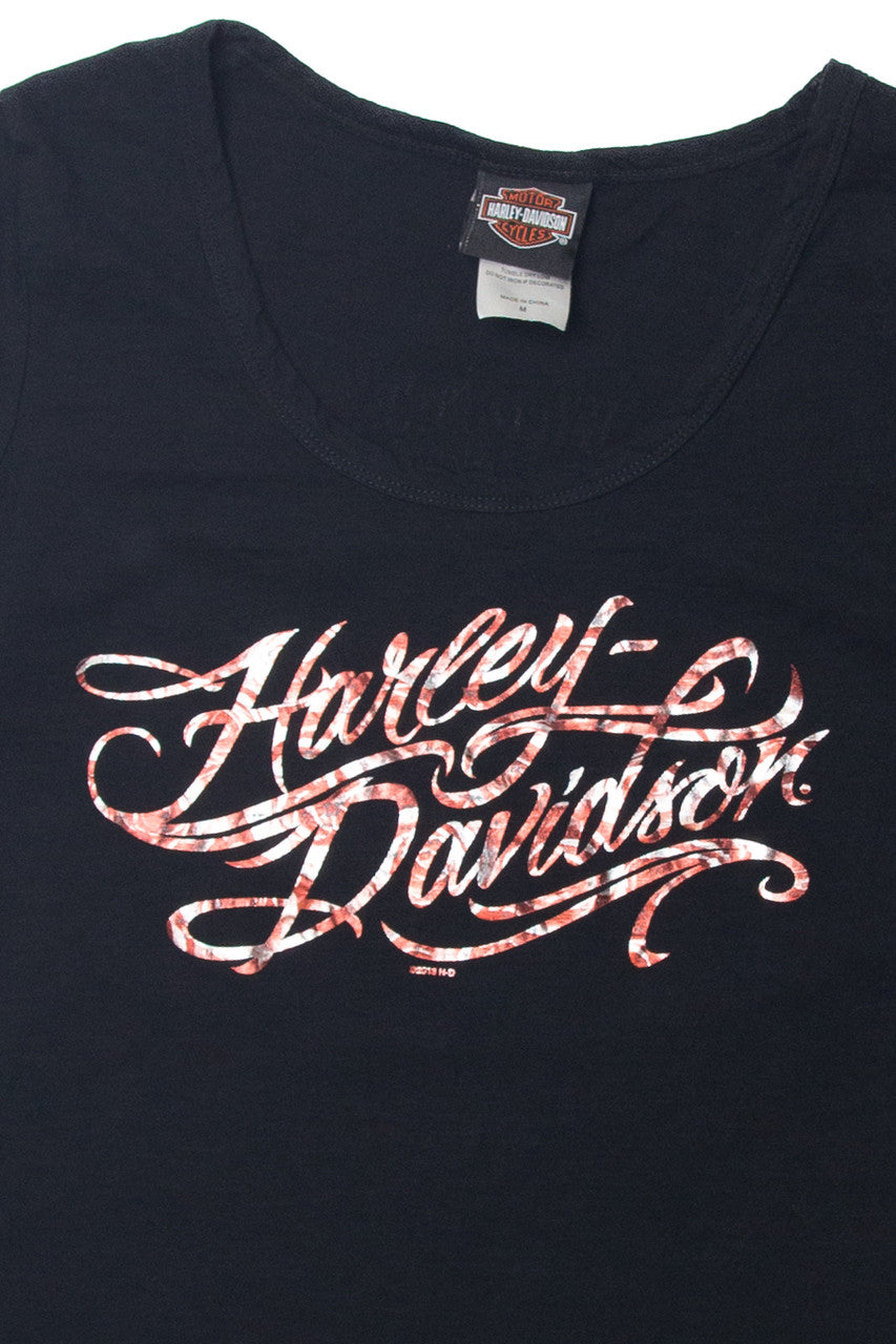 Sleeve Cut Out Harley Davidson T-Shirt (2010s)