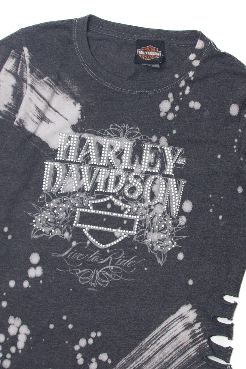 Black Hills Side Cut Outs Harley Davidson T-Shirt