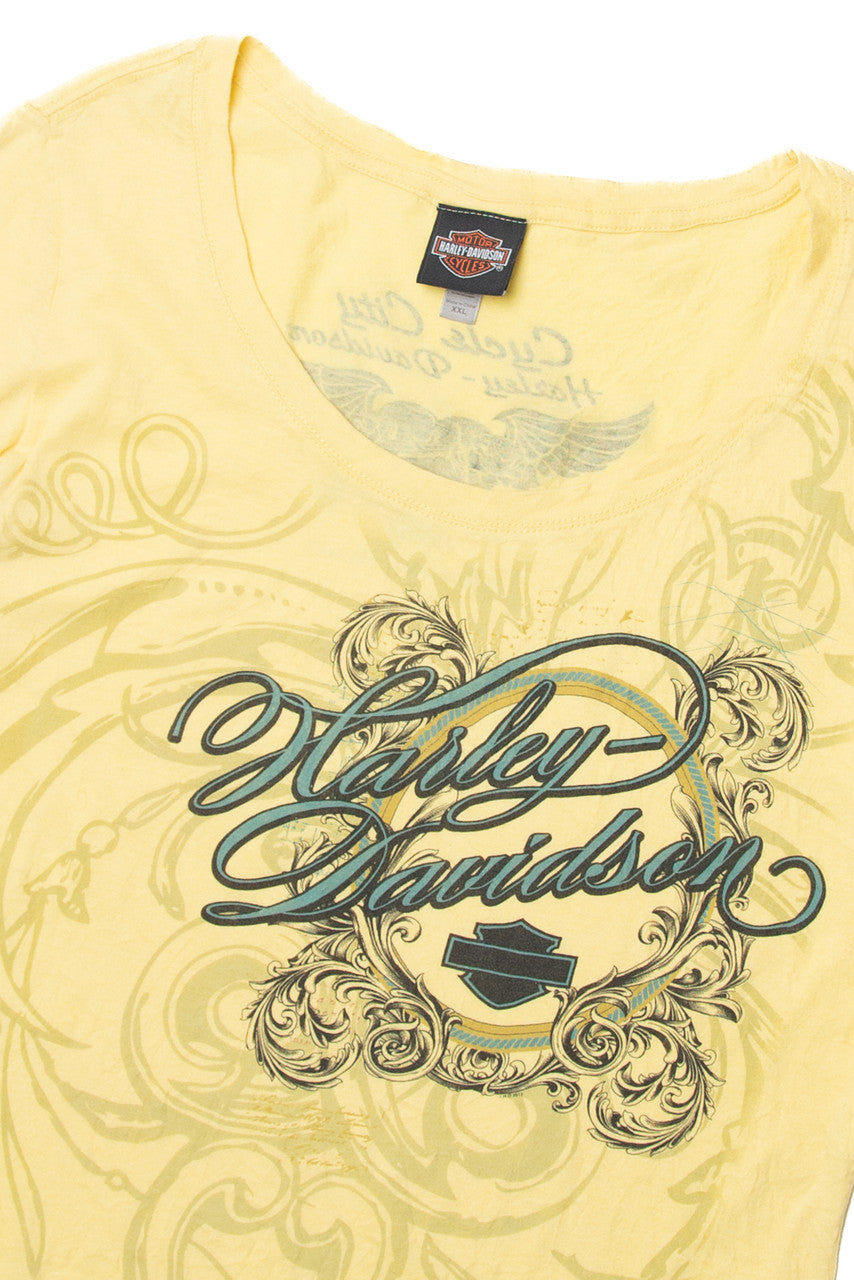 "Cycle City" Harley Davidson T-Shirt (2010s)