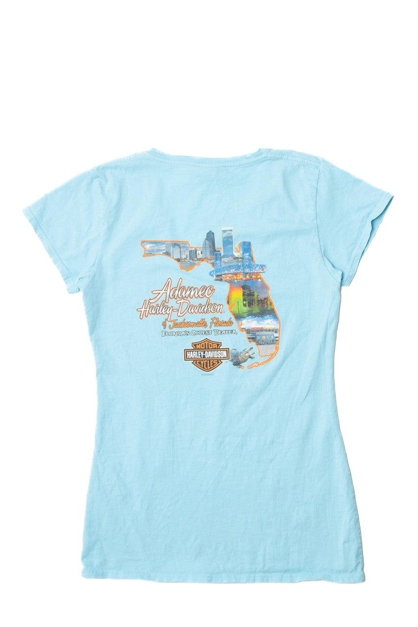 Jacksonville Florida Harley Davidson T-Shirt (2010s)