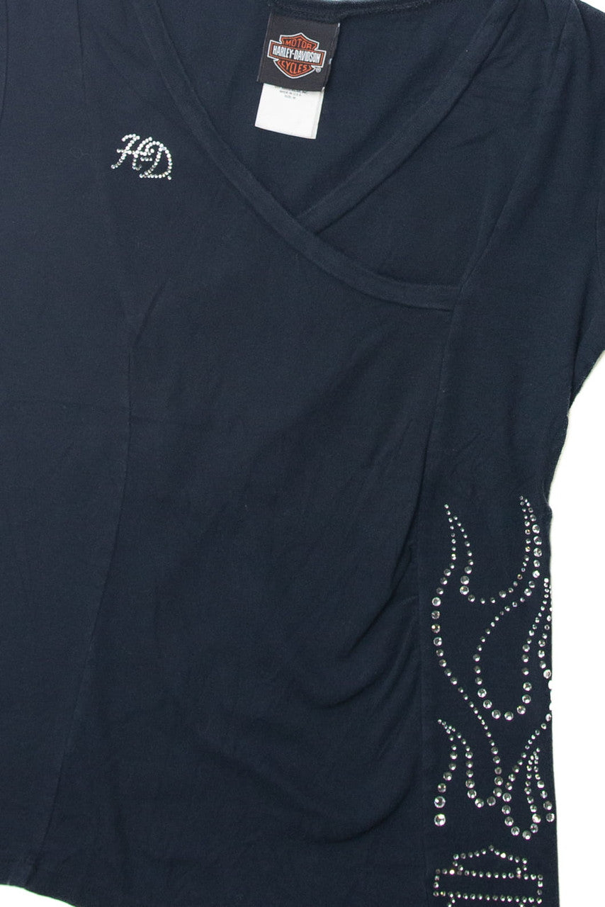 Livermore Bejeweled Harley Davidson T-Shirt