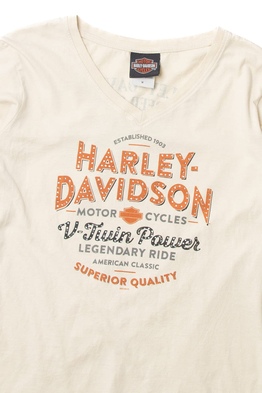 "V-Twin Power Legendary Ride" Harley Davidson long Sleeve T-Shirt (2010s)