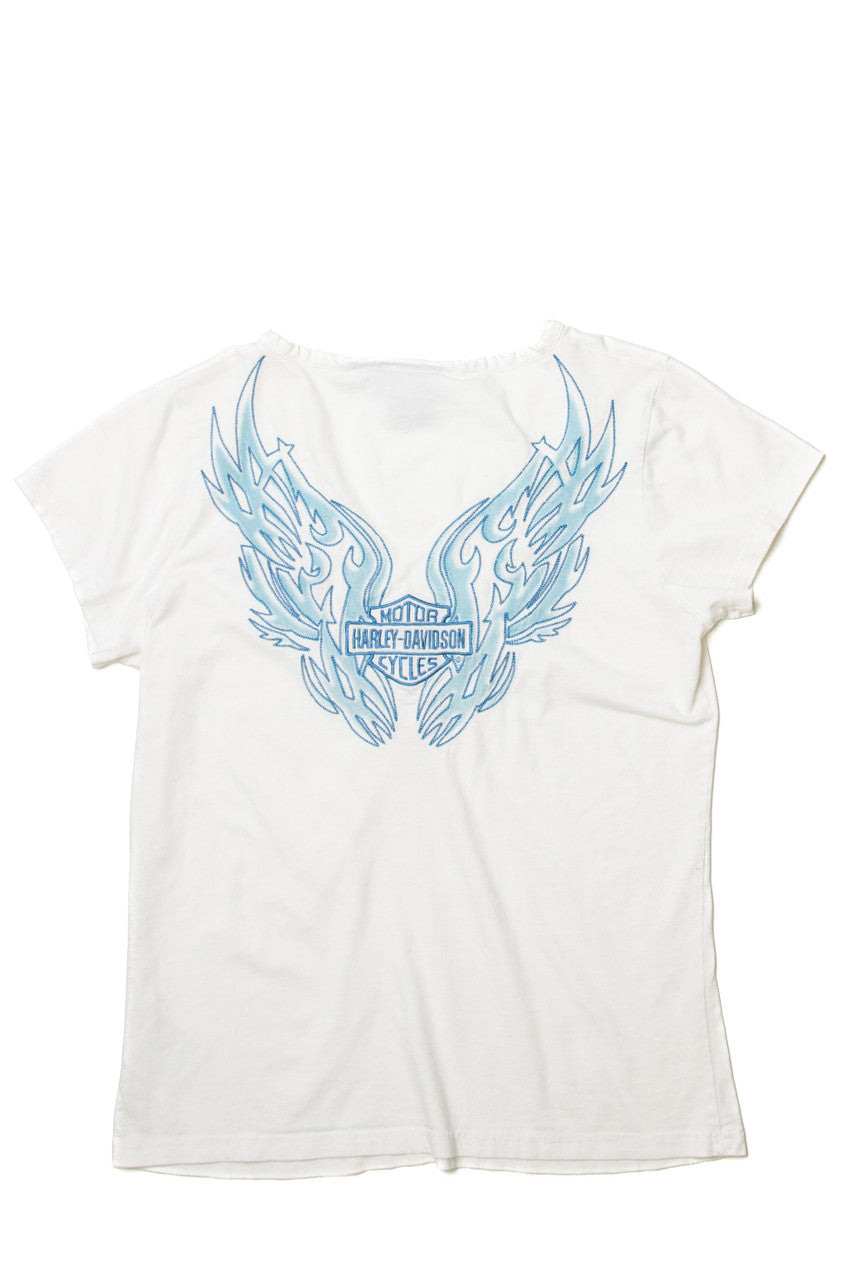 Harley Davidson Quarter button Up T-Shirt
