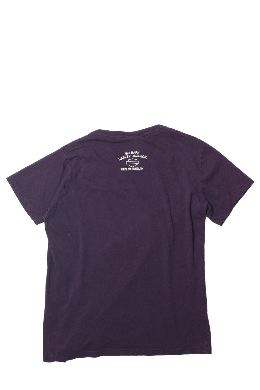 Harley Davidson Big Barn Des Moines, IA T-Shirt