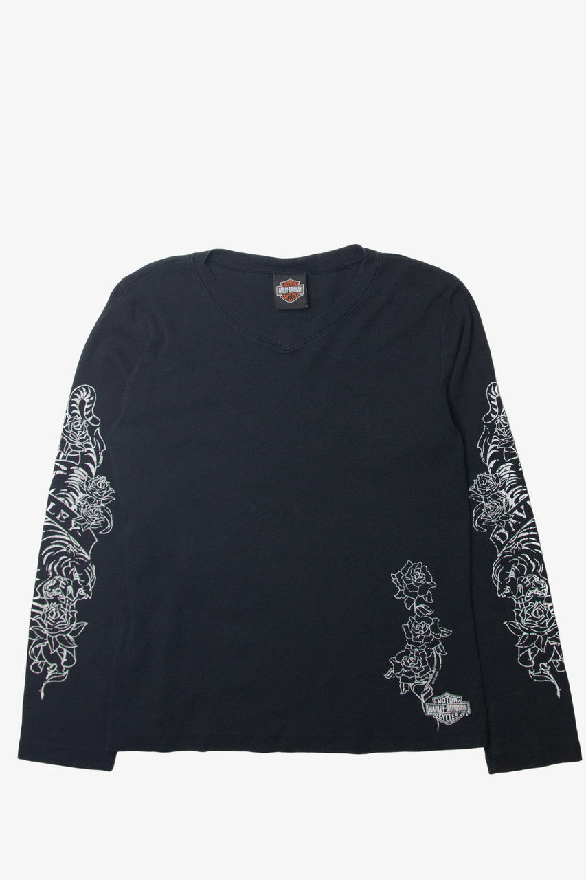 Harley Davidson Grand Teton Long Sleeve T-Shirt (2000s)