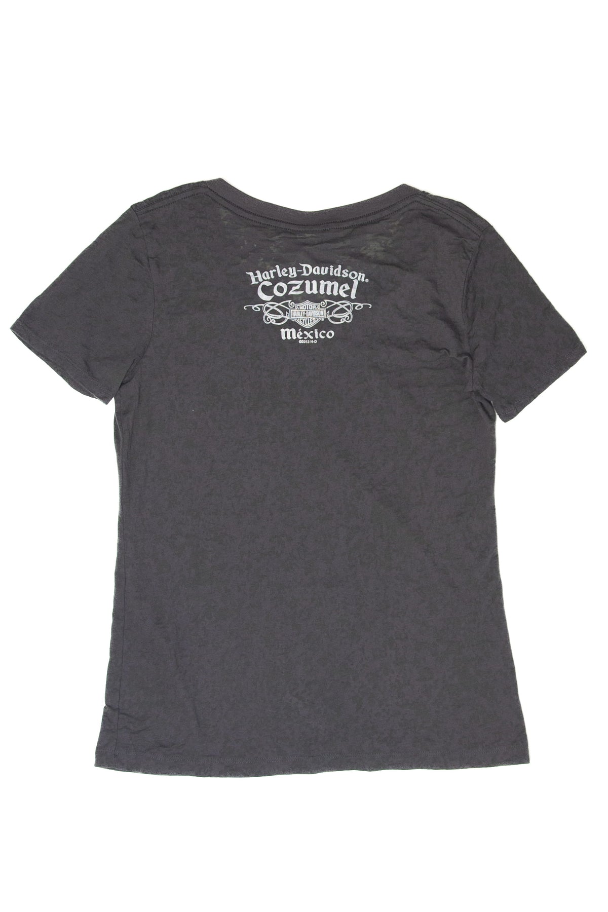 Recycled "Live Laugh Ride Free" Harley Davidson T-Shirt (2010s)