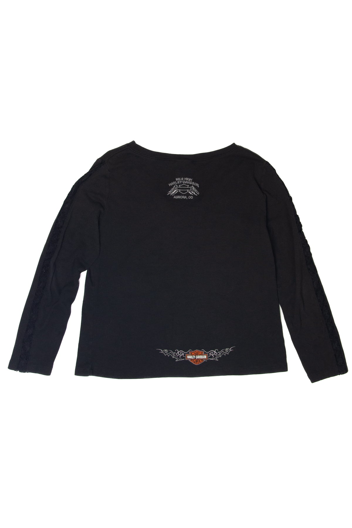 Recycled Harley Davidson Long Sleeve T-Shirt