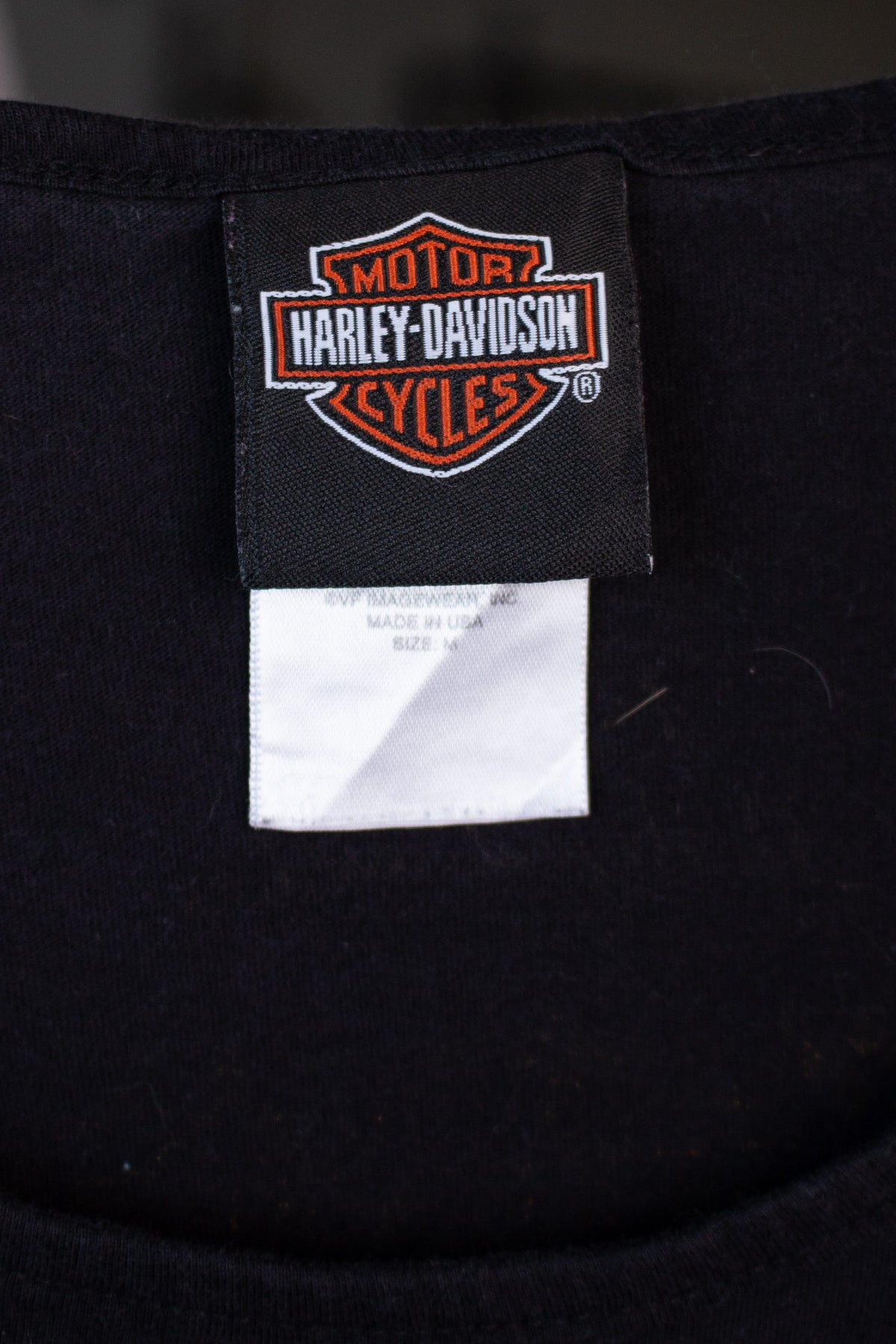Long Sleeve Barnett Harley Davidson T-Shirt (2010s)