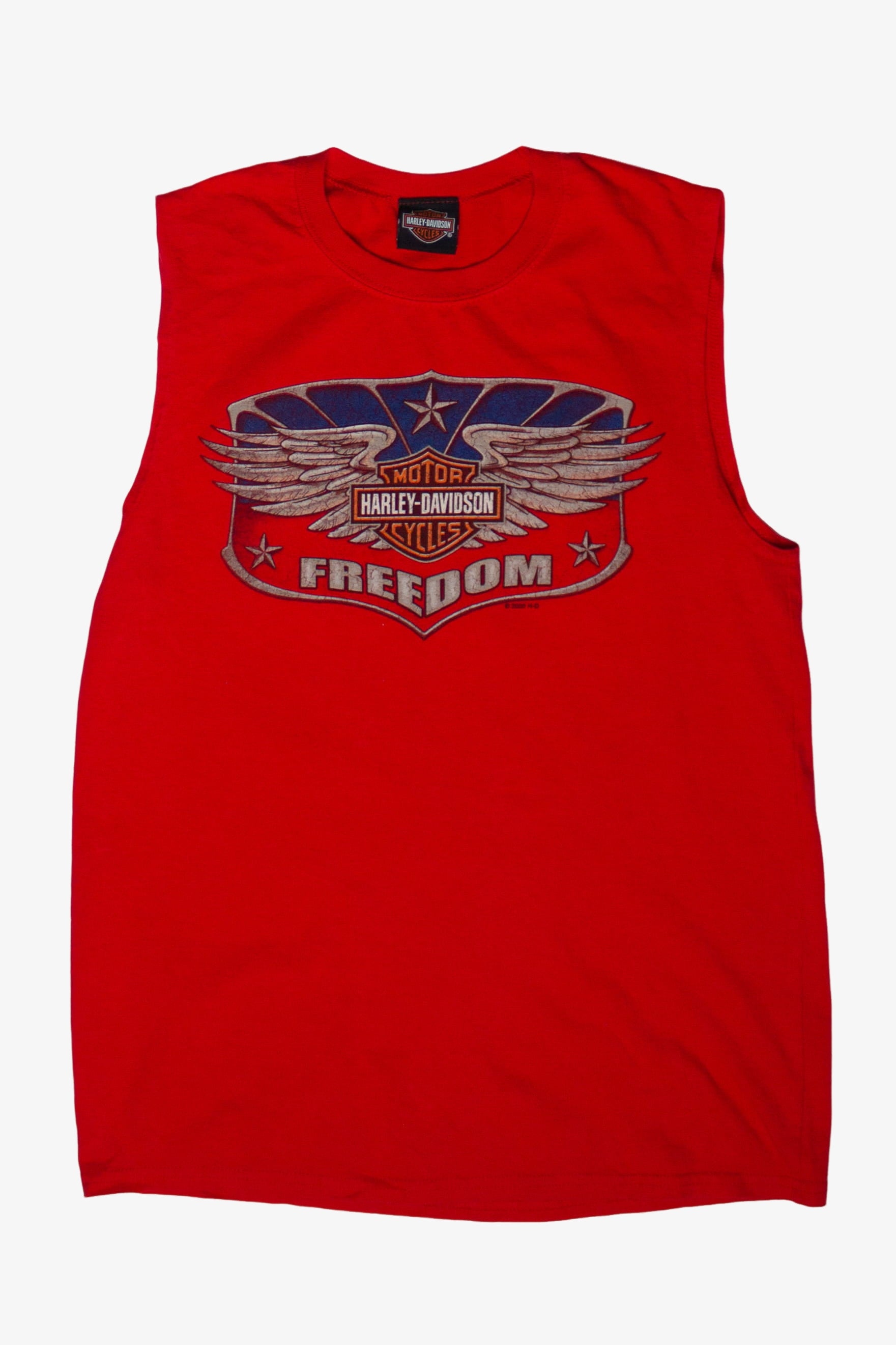 Sleeveless Smoky Mountain Freedom Harley Davidson T-Shirt (2020s)