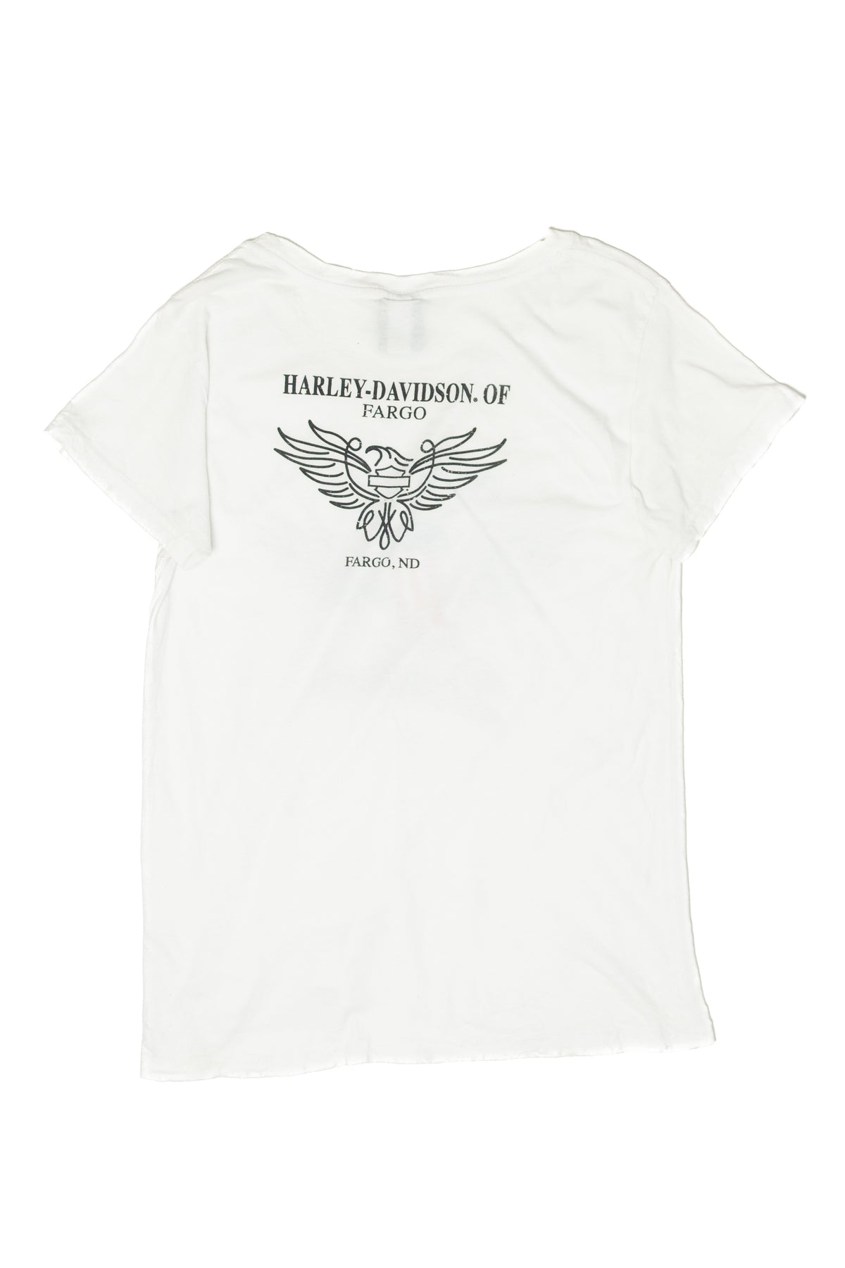 Recycled Rhinestone Fargo Harley Davidson Long Sleeve T-Shirt (2020s)