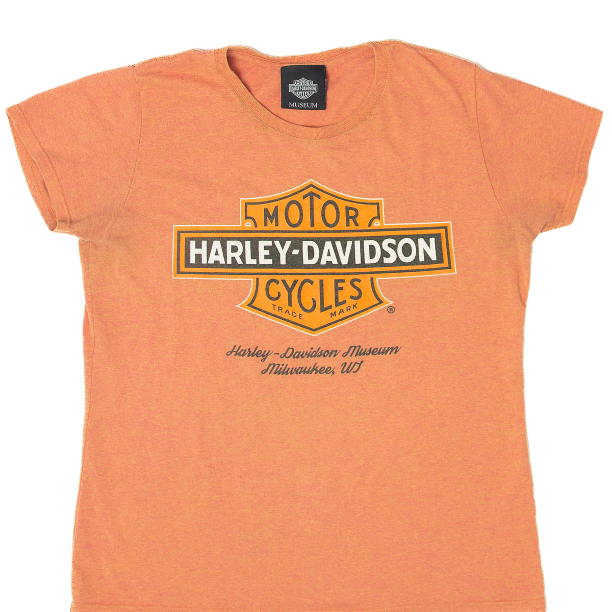 Recycled Orange Museum Harley Davidson T-Shirt – Ragstock