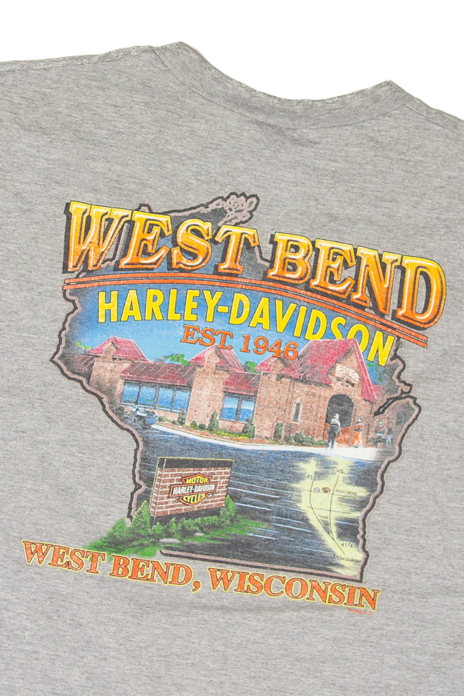 Vintage West Bend Harley Davidson Sleeveless T-Shirt (1990s)