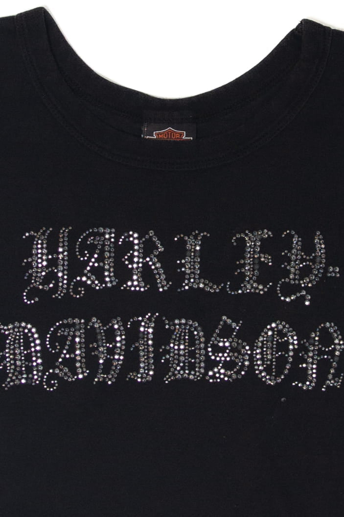 Rhinestones Dothan Alabama Harley Davidson T-Shirt (2010s)