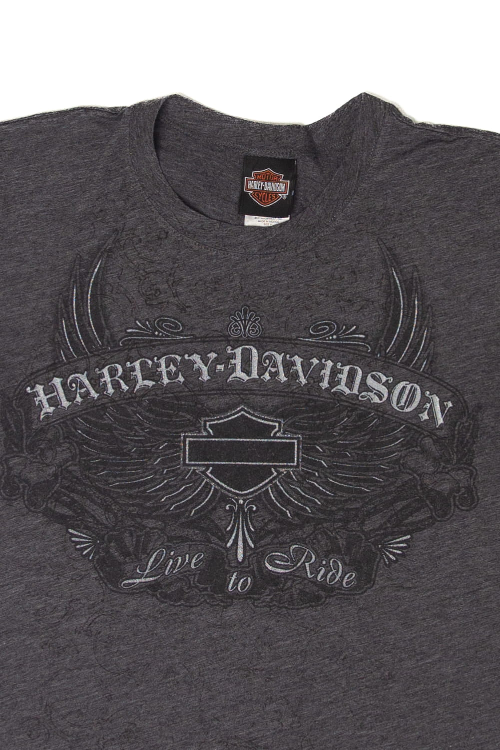 'Live To Ride" Lubbock, TX Harley Davidson T-Shirt (2010s)