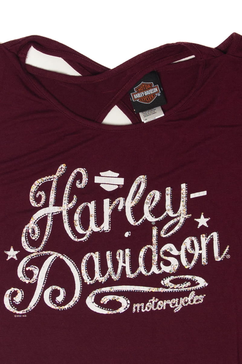 Cross-Back Harley Davidson T-Shirt (2020s)
