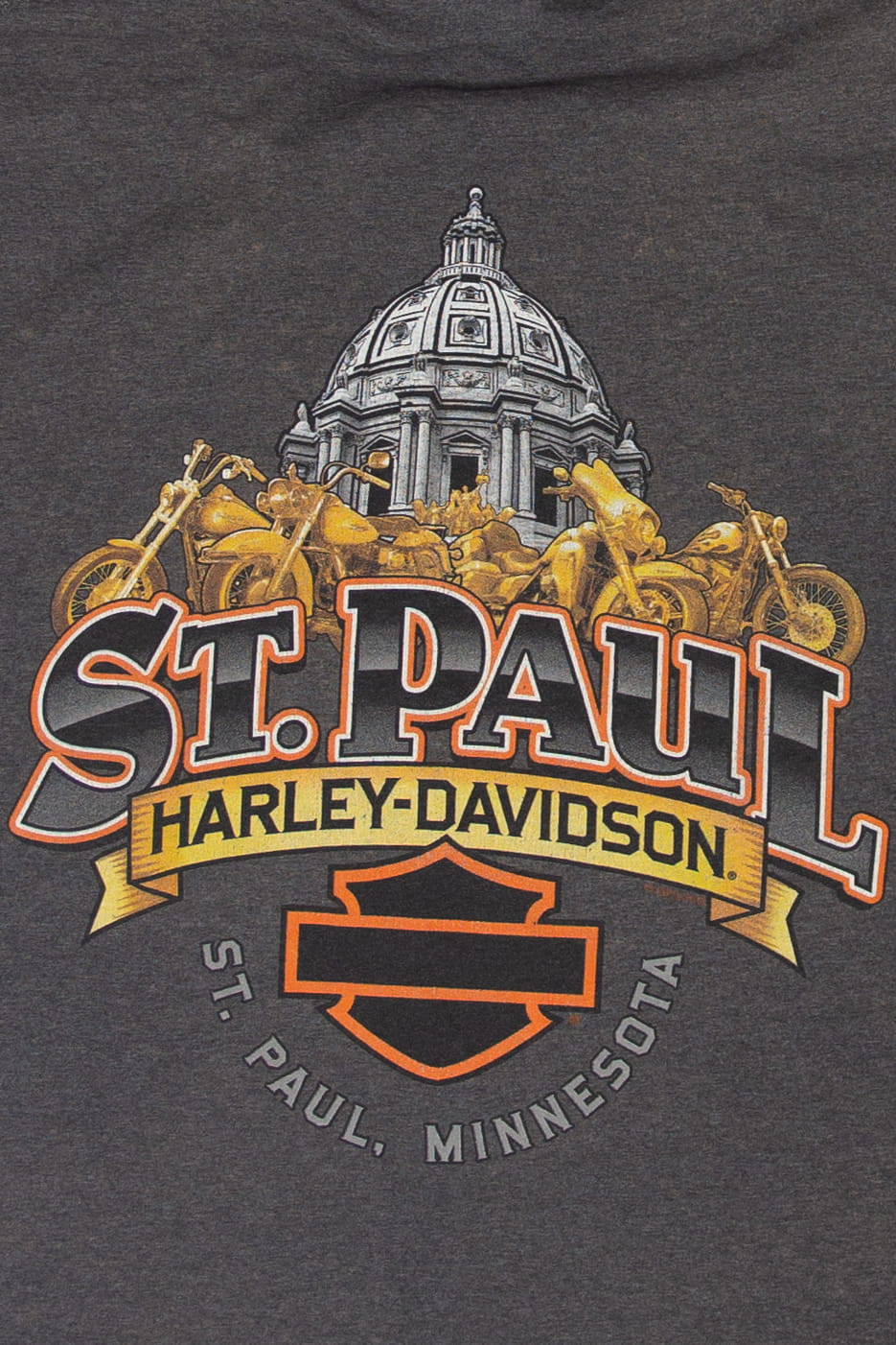 St. Paul Minnesota Sleeveless Harley Davidson T-Shirt (2010s)