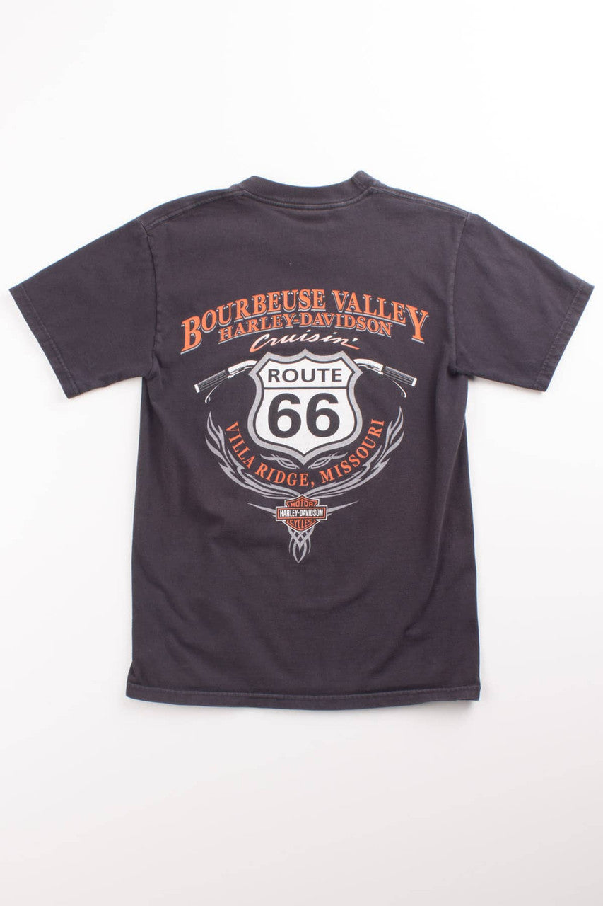 Route 66 Harley Davidson T-Shirt