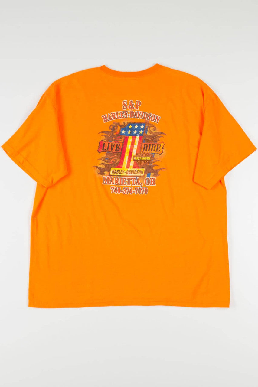 Neon Marietta Harley Davidson T-Shirt