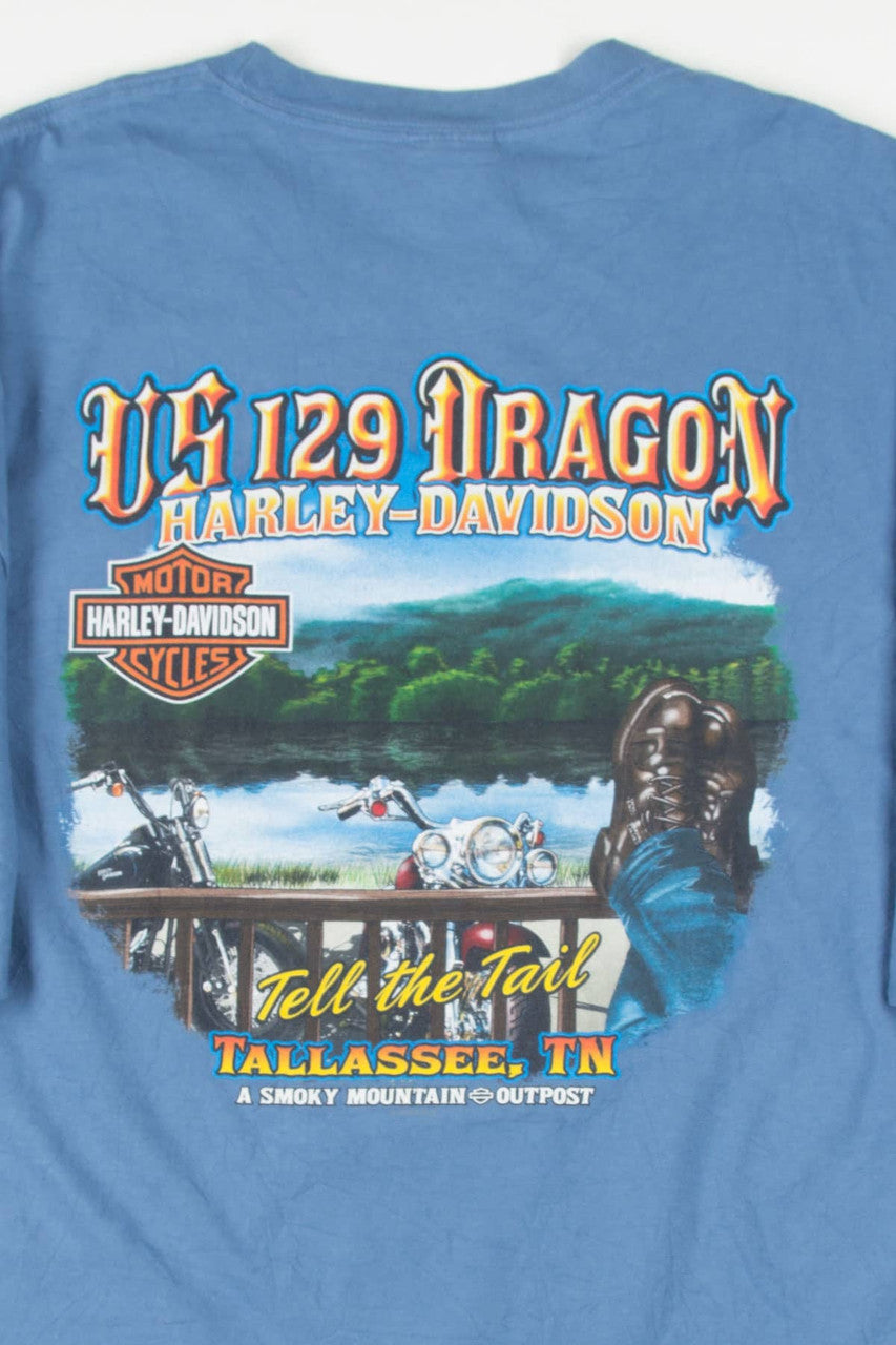 US 129 Dragon Harley Davidson T-Shirt