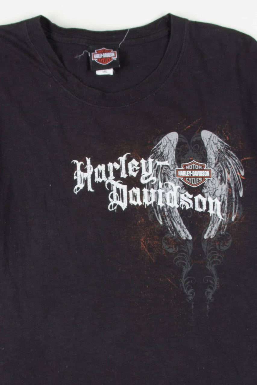 Winged Emblem Wabash Harley Davidson T-Shirt