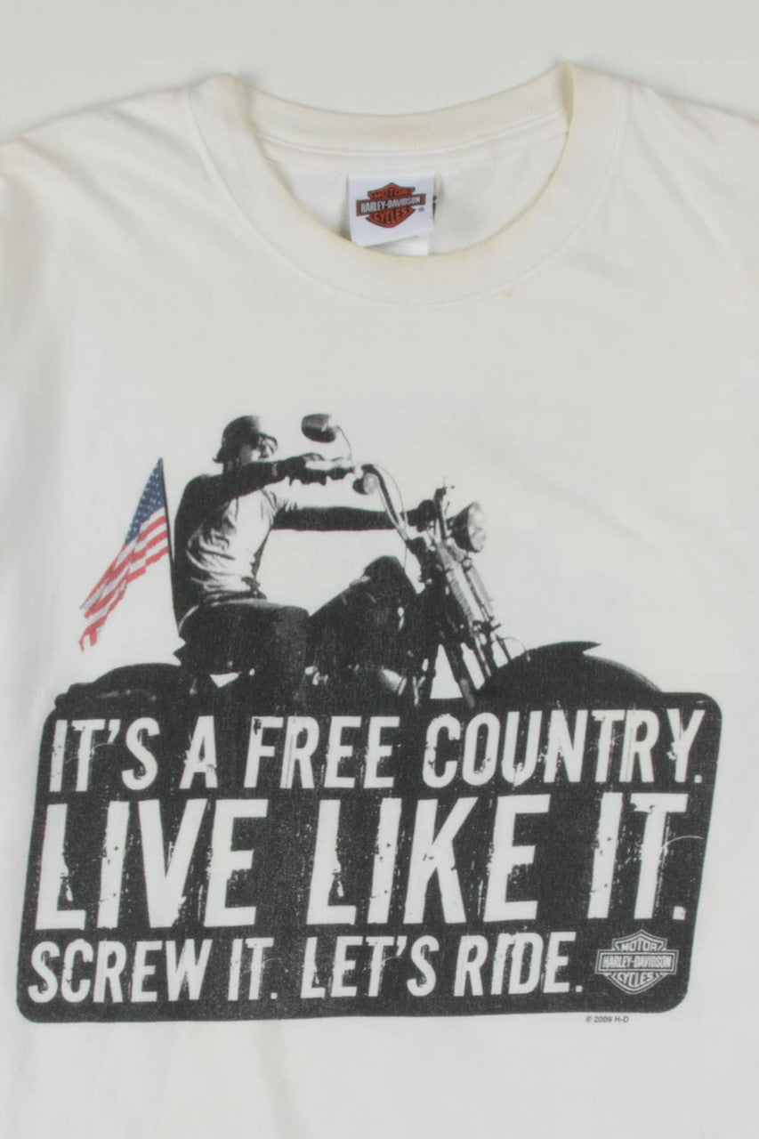 Let's Ride Kansas Harley Davidson T-Shirt