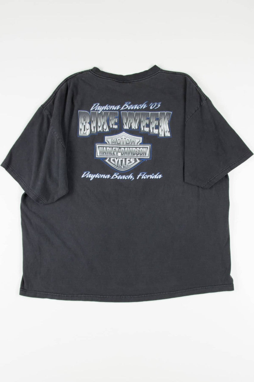 Daytona Beach Bike Week Harley Davidson T-Shirt (2003)