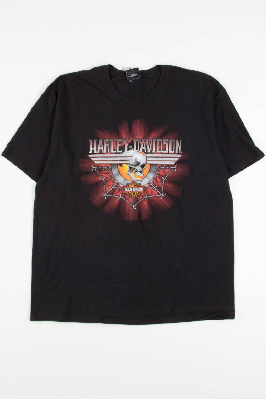 A.D. Farrow Co. Barbwire Harley Davidson T-Shirt