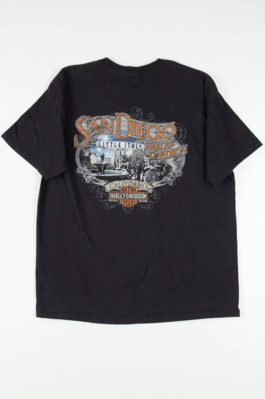 Little Italy San Diego Harley Davidson T-Shirt