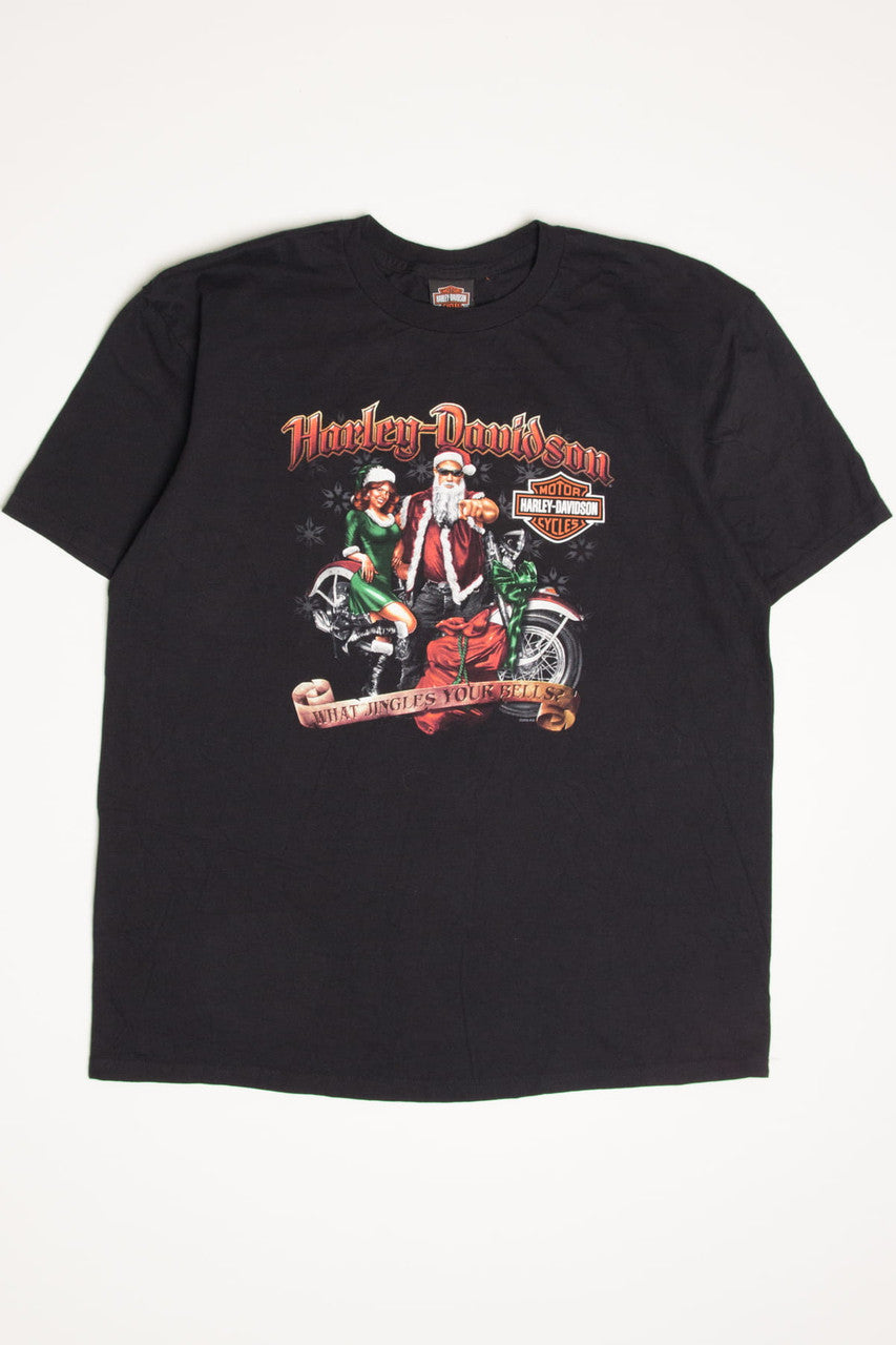 Jingles Your Bells? Lima Ohio Harley-Davidson T-Shirt (2000s)