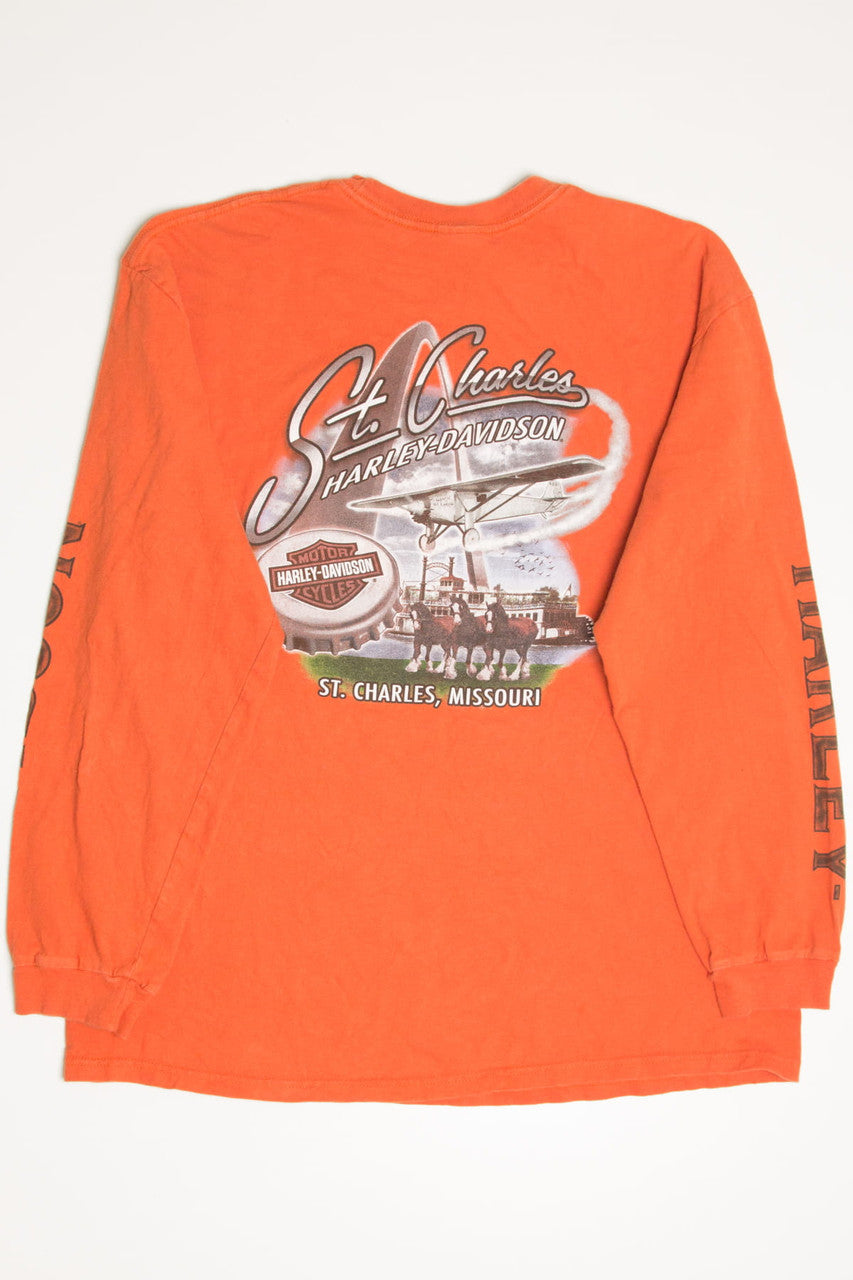Orange St. Charles Missouri Harley-Davidson T-Shirt