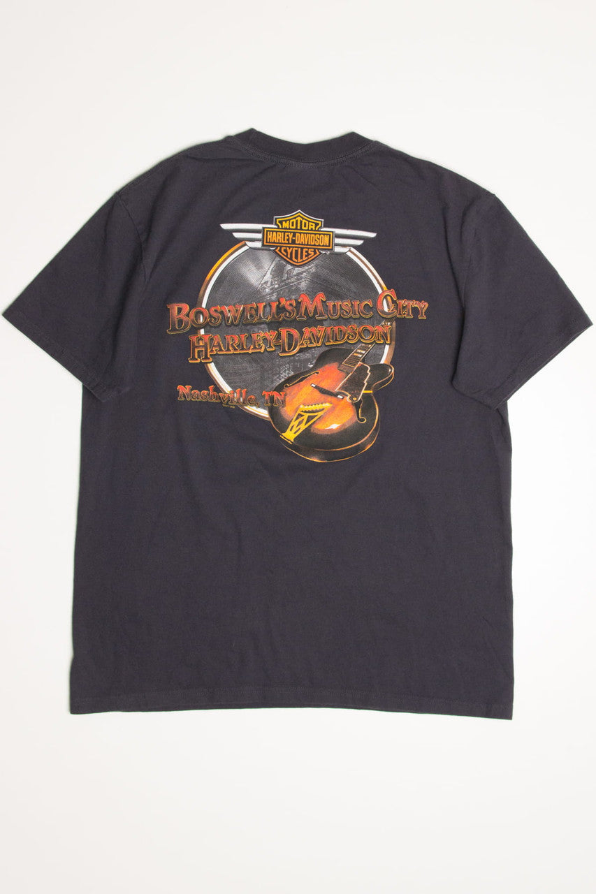 Boswell's Music City Nashville Harley-Davidson T-Shirt (2010s)