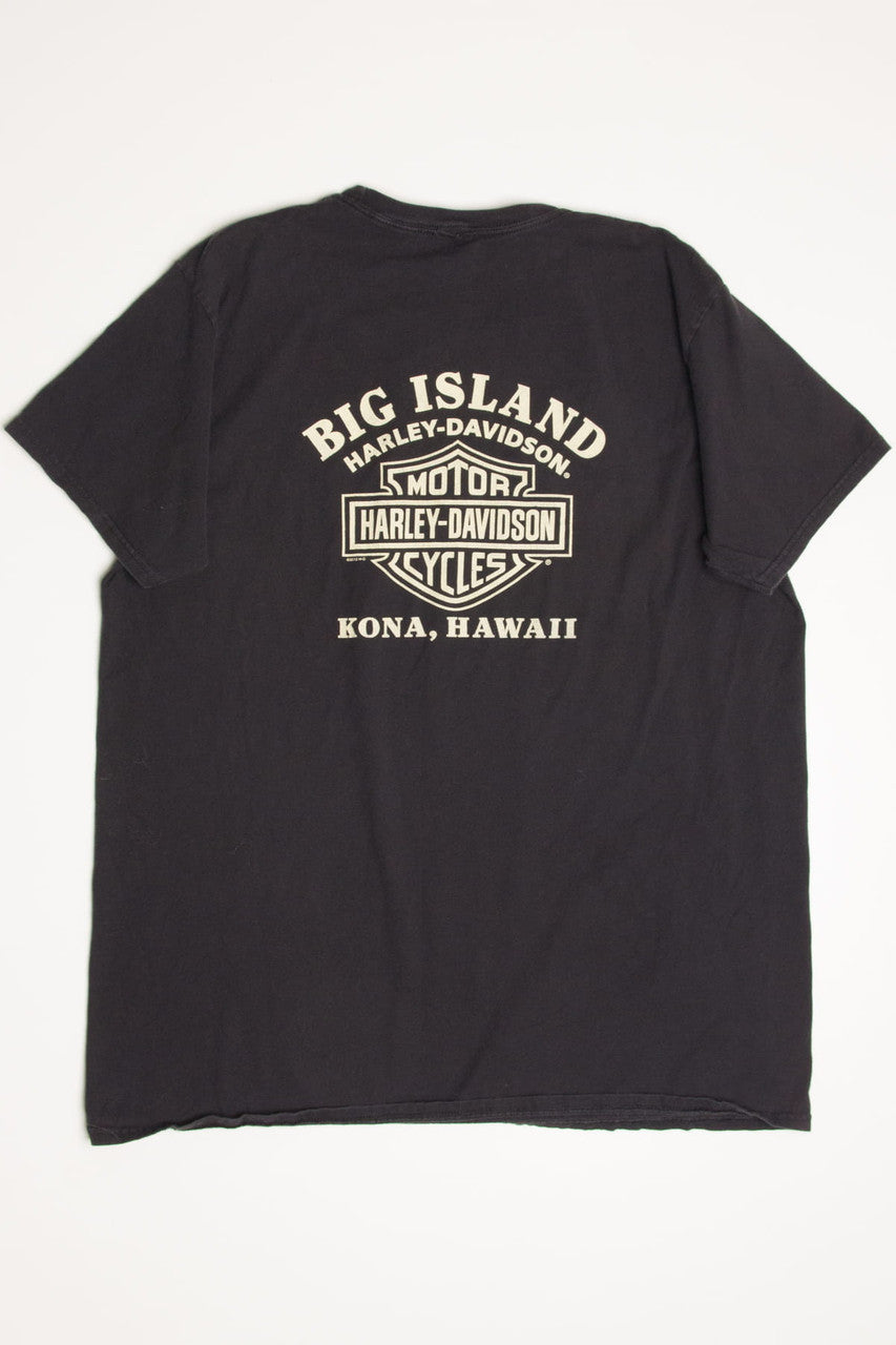 Big Island Kona Hawaii Harley-Davidson T-Shirt (2010s)