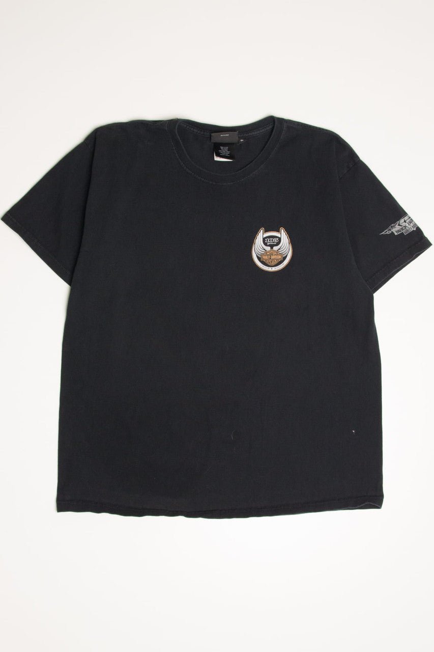 105 Years Black Diamond Harley-Davidson T-Shirt (2008)