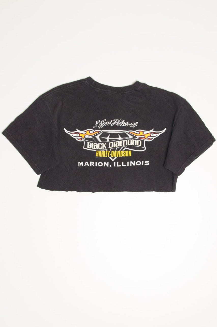 Cropped Marion Illinois Harley-Davidson T-Shirt