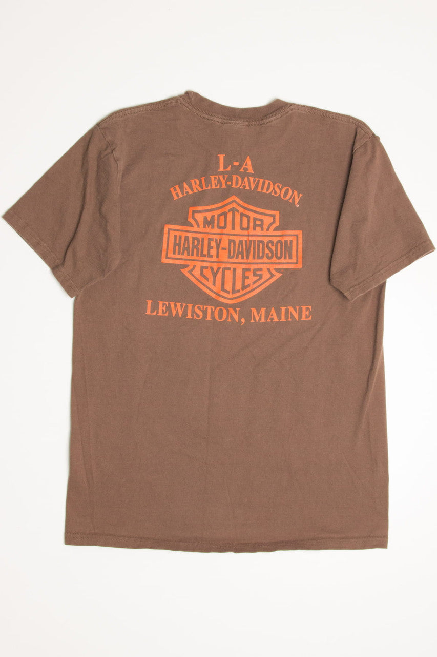 Lewiston Maine Harley-Davidson T-Shirt (2010s)