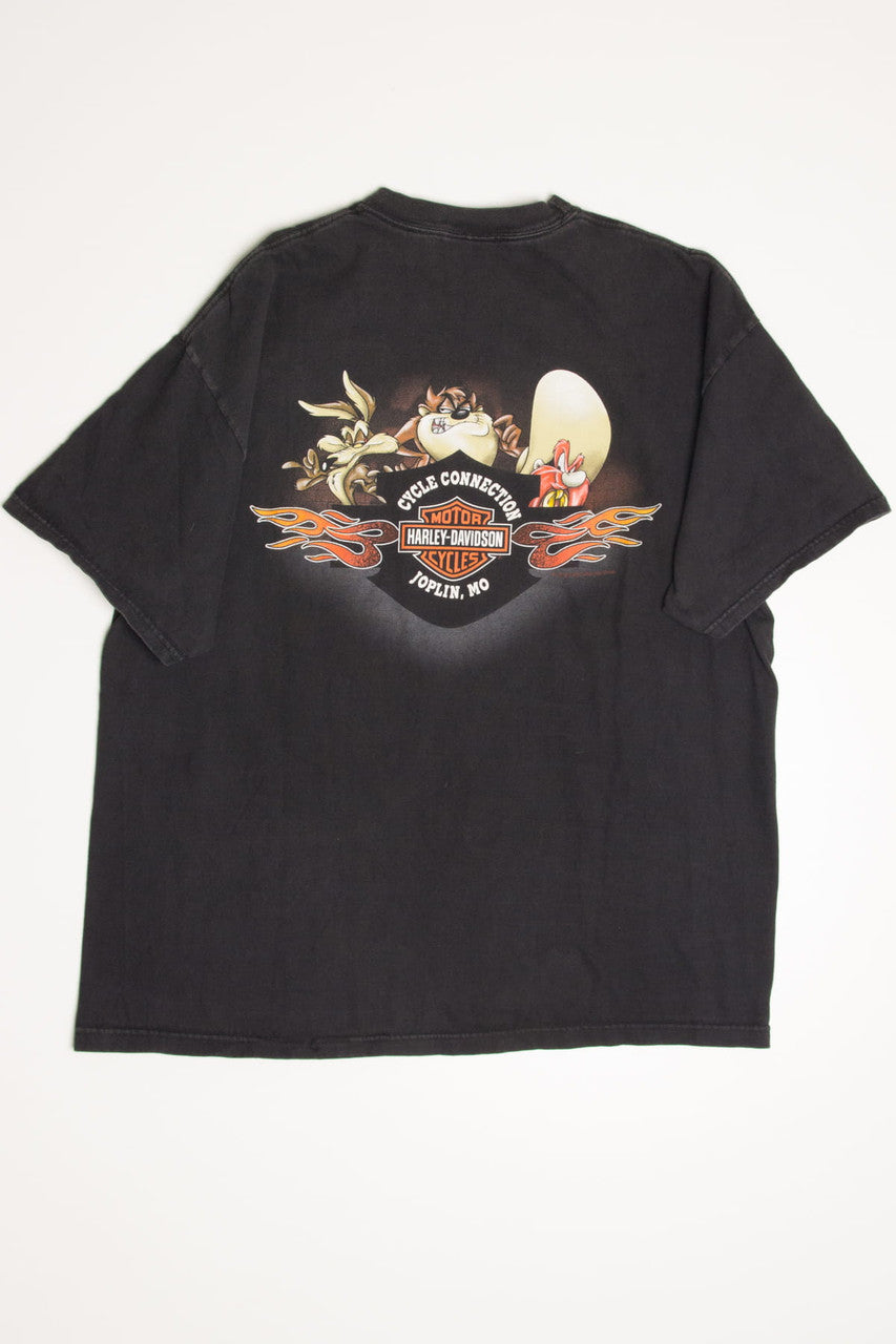 Does Not Play Well Looney Tunes Harley-Davidson T-Shirt (2000s)