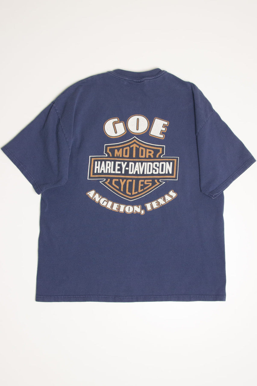 Angleton Texas Goe Harley-Davidson T-Shirt (2000s)
