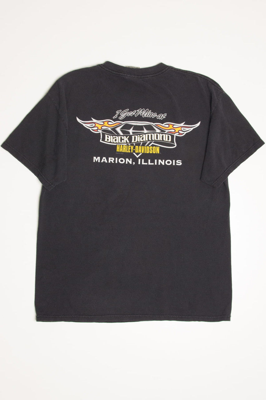 Black Diamond Marion Illinois Harley-Davidson T-Shirt