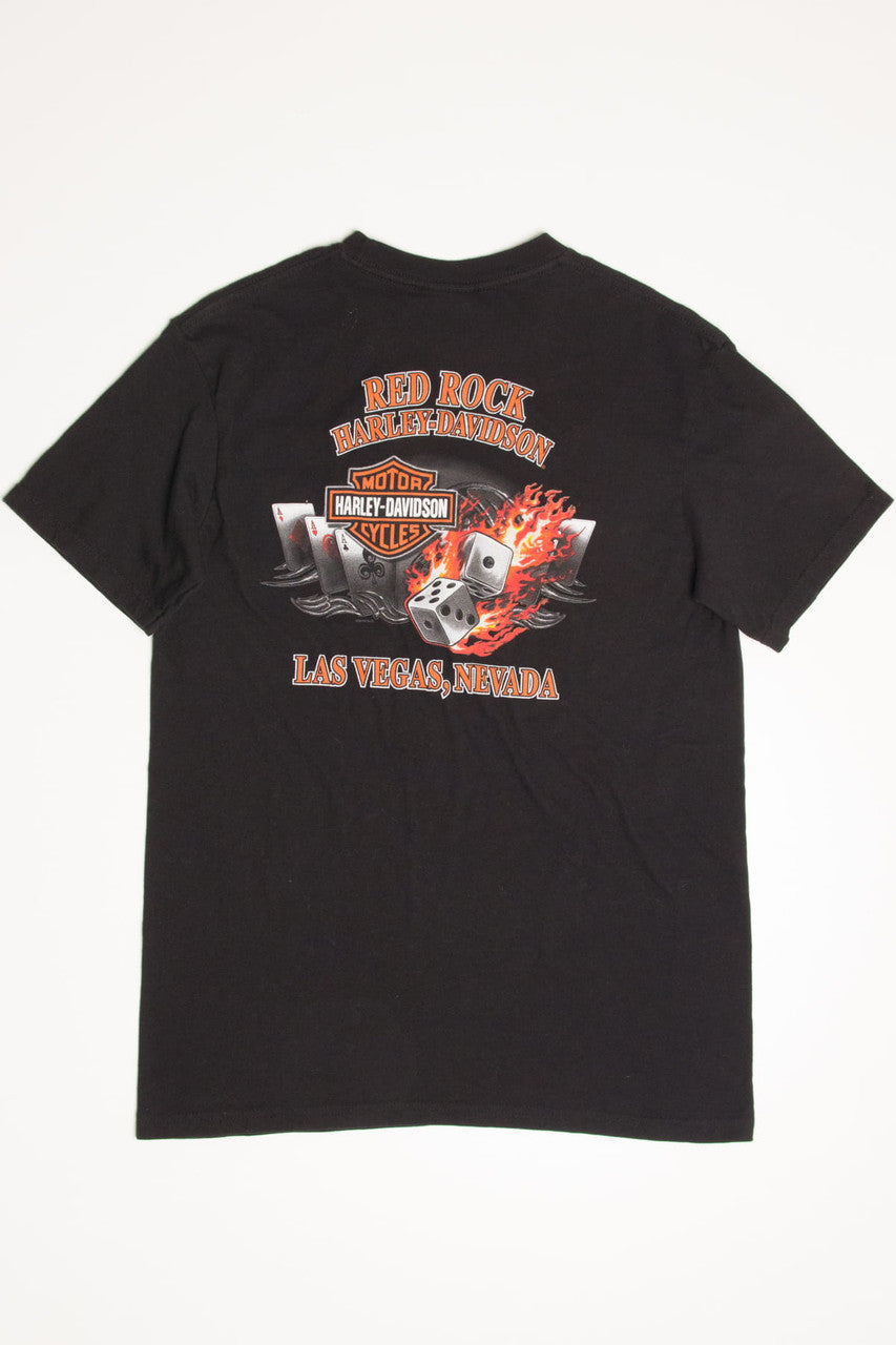 Gamblers Red Rock Las Vegas Harley-Davidson T-Shirt