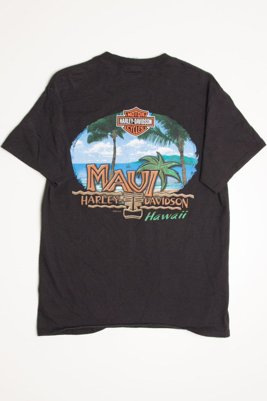 Maui Hawaii Harley Davidson T-Shirt 1