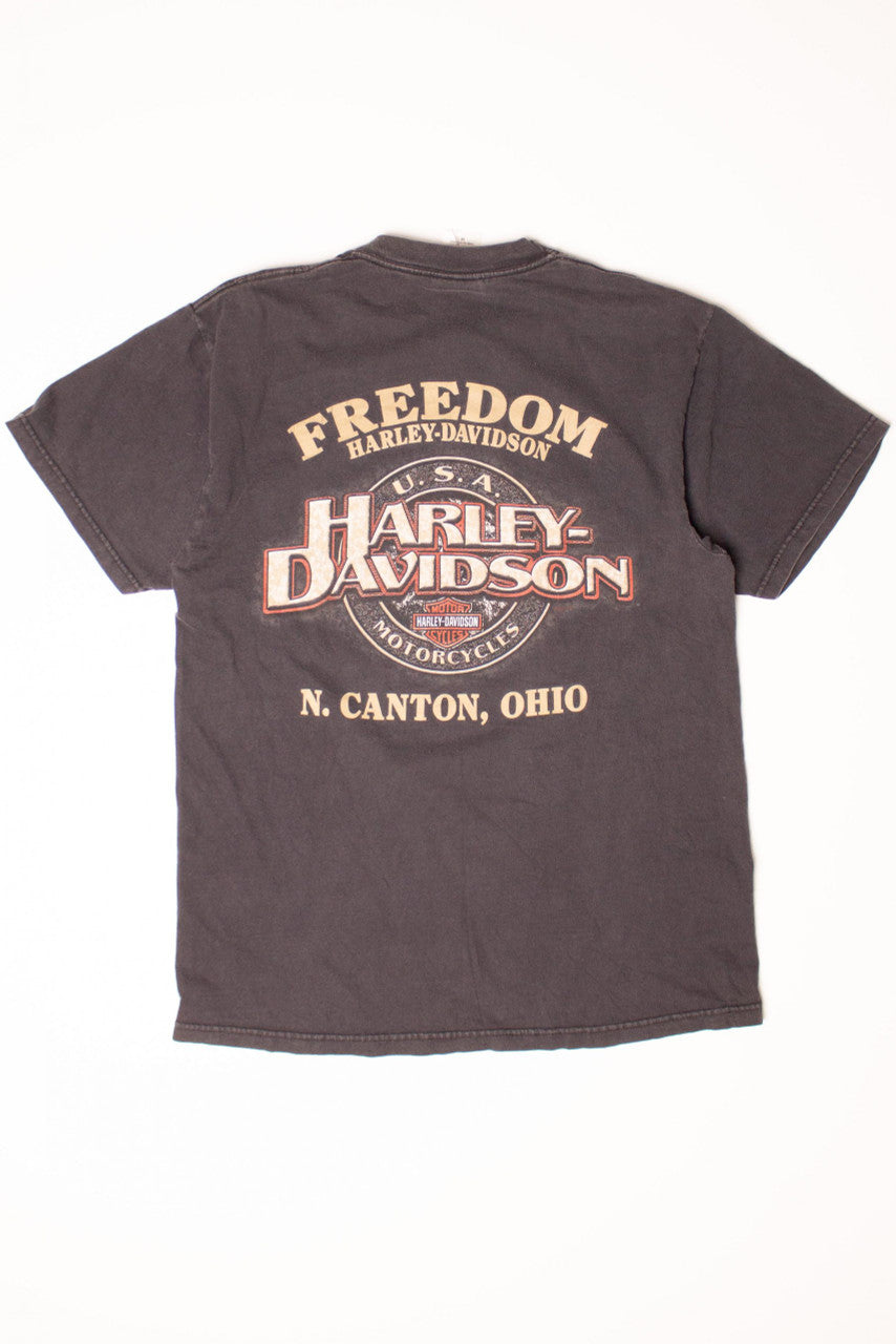 Vintage N. Canton Ohio Harley Davidson T-Shirt