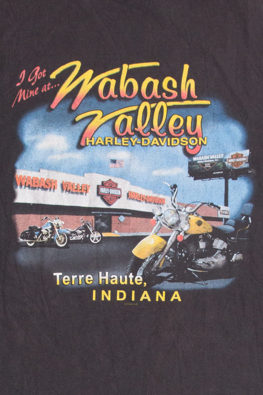 Vintage Wabash Valley Harley Davidson T-Shirt