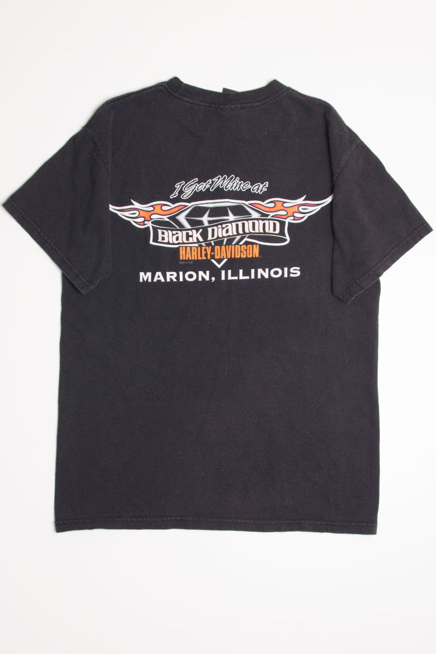 Vintage Black Diamond Harley Davidson T-Shirt 2