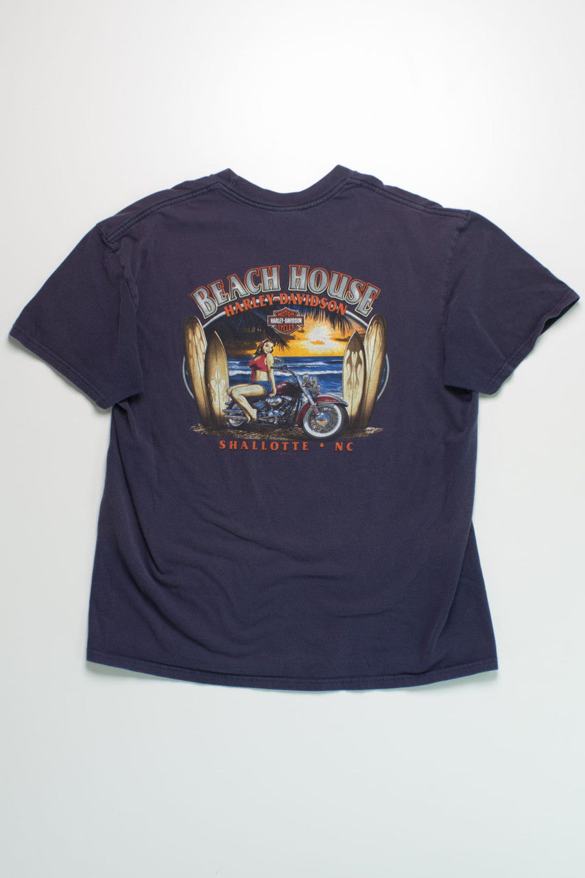 2003 Beach House Harley Davidson T-Shirt