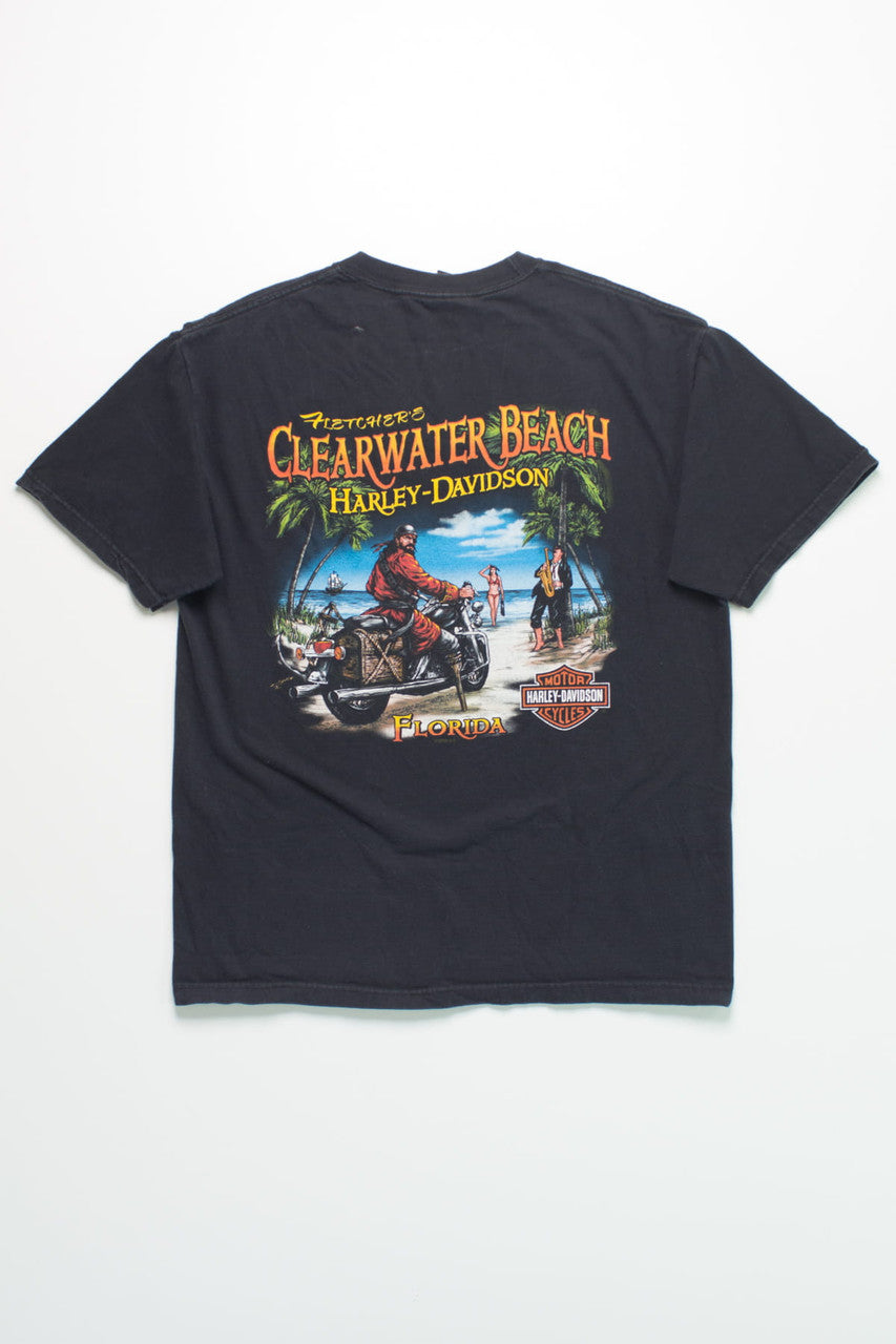 Clearwater Beach Harley Davidson T-Shirt