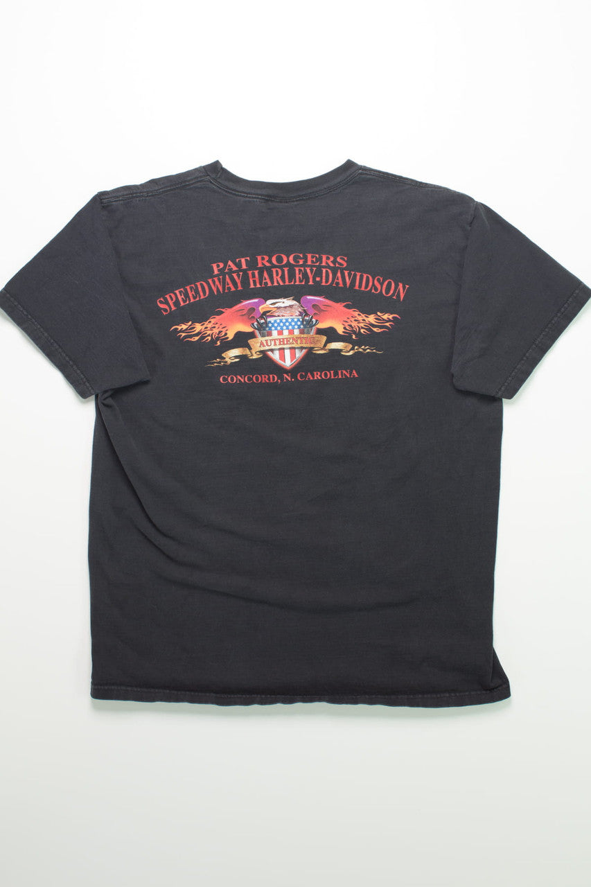 Vintage Pat Rogers Speedway Harley Davidson T-Shirt
