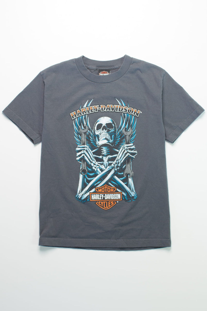 Skeleton Harley Davidson T-Shirt